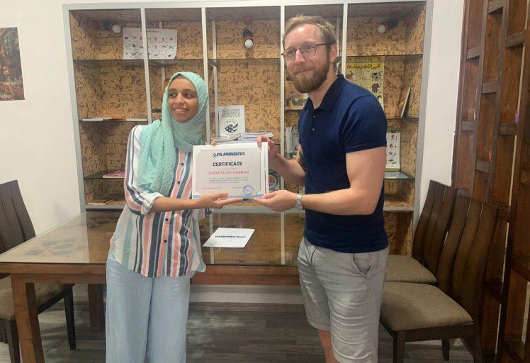 graduation ceremony for learning moroccan arabic